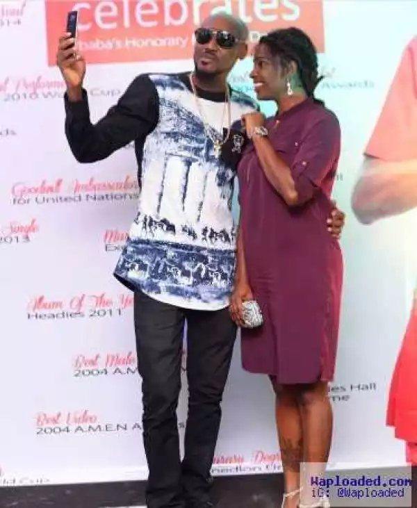 Pics: 2Baba & Annie Idibia loved up at Campari’s celebration of 2Baba’s honorary degree